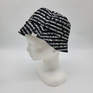 Vans We Are‎ Beautiful Print / Black Reversible Bucket Hat Est Sz M / L